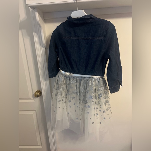 Lilt Denim Top Dress with Star Detail - Picture 4 of 4